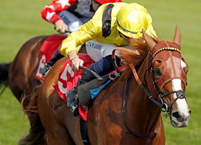 SALLAAL blossoms in the Group 3  Rose of Lancaster Stakes