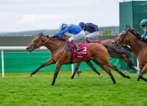 AL HUSN wins the G1 Nassau Stakes