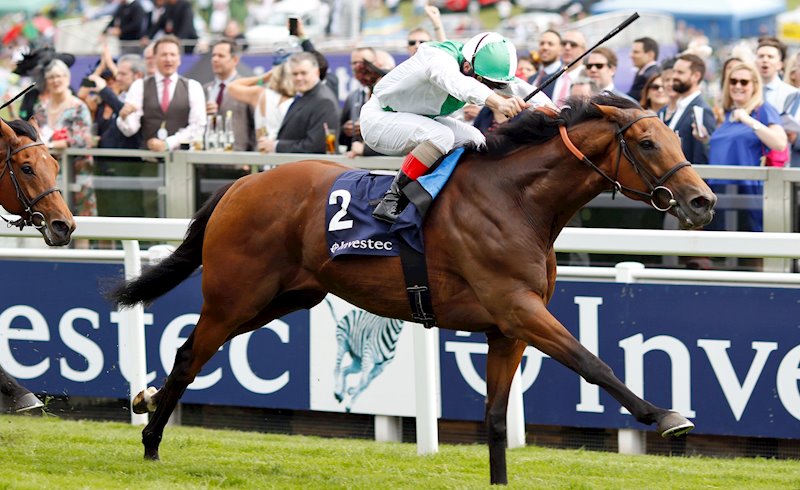 Winning the Investec Hcp on Oaks Day at Epsom (May 2019)
